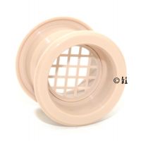 Lftungsgitter, Profil Fase, rund, hell beige Birke