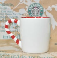 Starbucks Tasse Candy Cane 2011 . 12 oz . Made in China