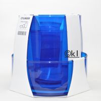 Schalen Vasen Set CYLINDER Glas blau