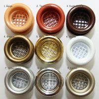 Lftungsgitter, Halbrundprofil, rund, bronce