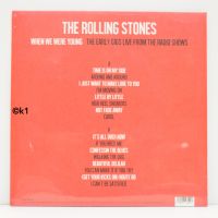 The Rolling Stones . when we are young . LP + Button Pack