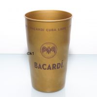 Bacardi Cuba Libre Metallbecher Gold
