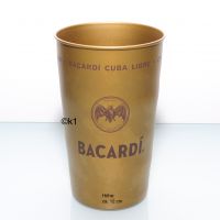 Bacardi Cuba Libre Metallbecher Gold