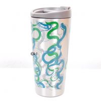 Starbucks Tumbler Waves Blue Green Stainless Steel