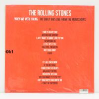 The Rolling Stones . when we are young . LP + Sticker Pack