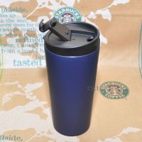 Starbucks Logo Tumbler Navy 16 oz Siren Edelstahlbecher Blau