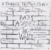 A TRIBUTE TO PINK FLOYD . Back Against The Wall . 2 Vinyl LPs