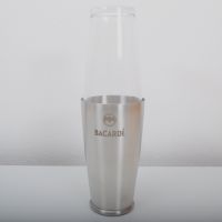Bacardi Boston Shaker Edelstahl und Glas