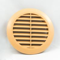 Lftungsgitter mit Insektenschutz, beige  100 mm