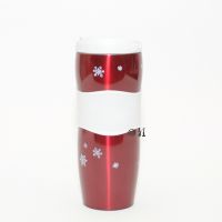 Starbucks Tumbler Red wt Snowflakes Edelstahl 12 oz