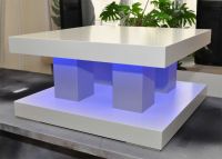 Loungetisch W/Si LED