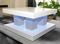 Loungetisch W/Si LED