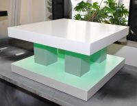 Loungetisch W/Si LED