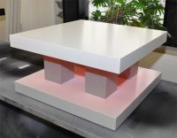 Loungetisch W/Si LED