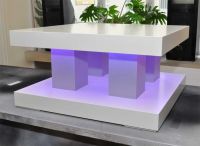 Loungetisch W/Si LED