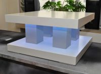 Loungetisch W/Si LED
