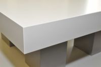 Loungetisch W/Si LED
