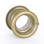 Zulufteinsatz Lftungsgitter rund offen Bronce dunkel