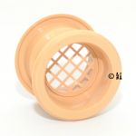Lftungsgitter, Profil Fase, rund, beige Buche