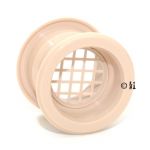 Lftungsgitter, Profil Fase, rund, hell beige Birke