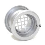 Lftungsgitter, Profil Fase, rund, silber alu